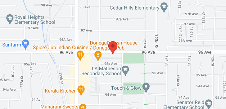 map of 12156 96TH AVENUE